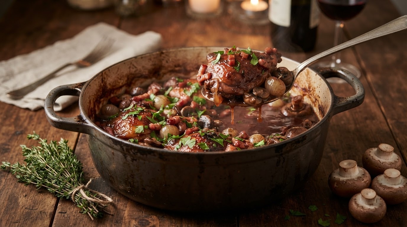 Cocq au vin