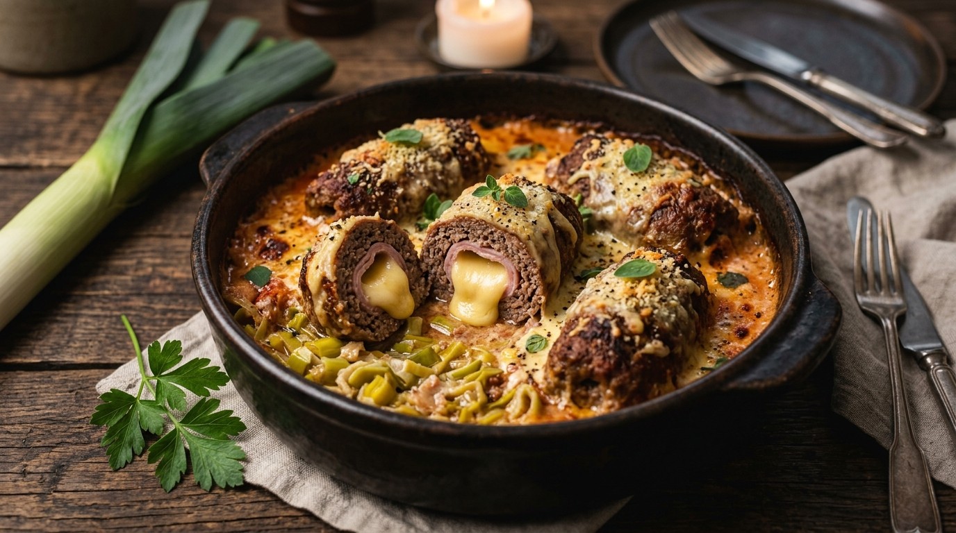 Cordonbleu Gehaktrolletjes