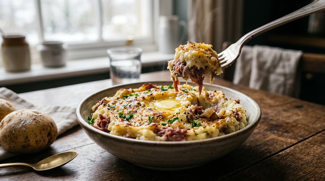 Cornedbeef mash