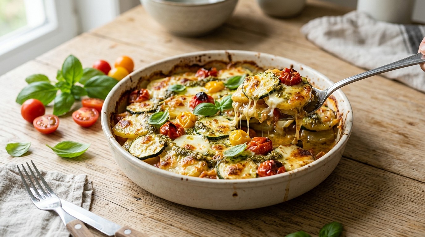 Courgette-ovenschotel