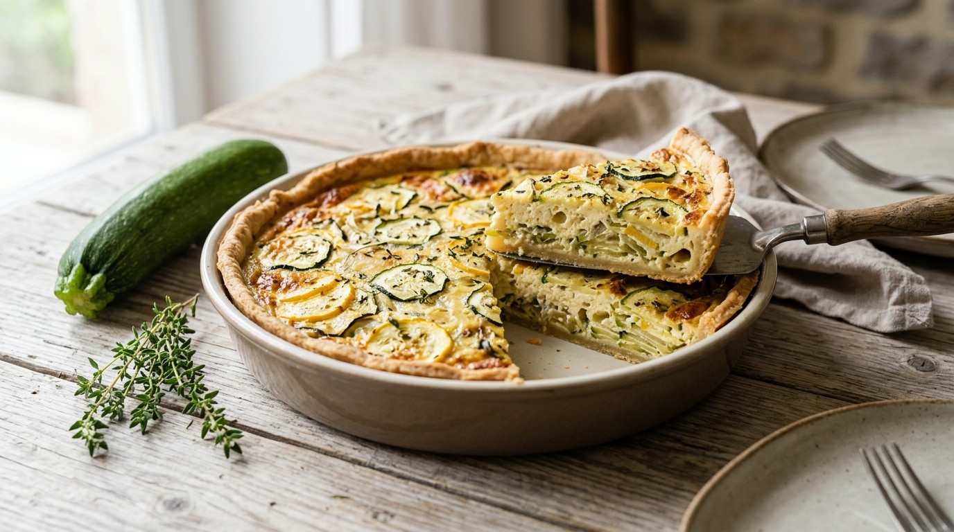 Courgette Quiche