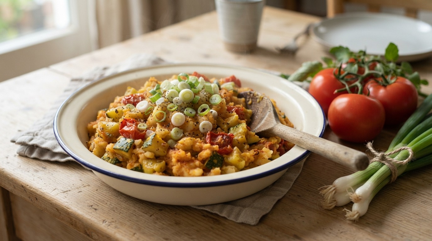 Courgette-stamppot