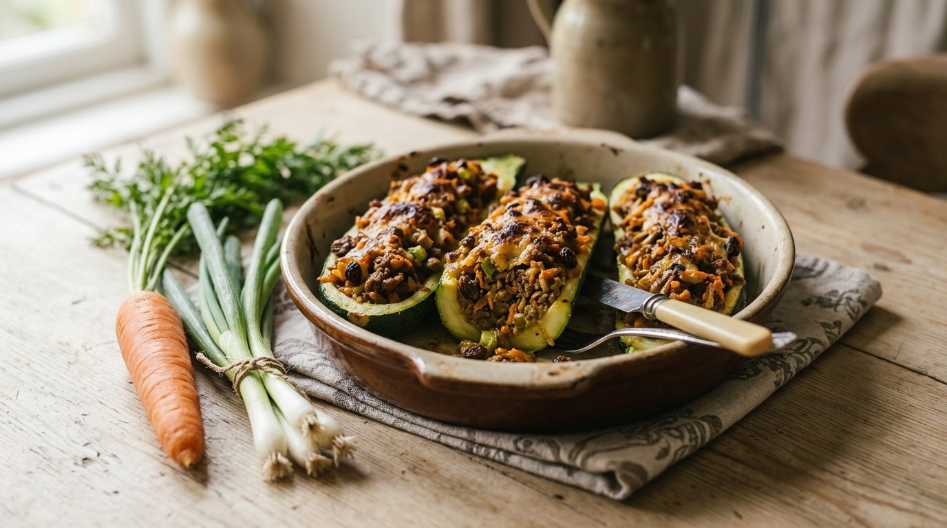 Courgettes uit de oven