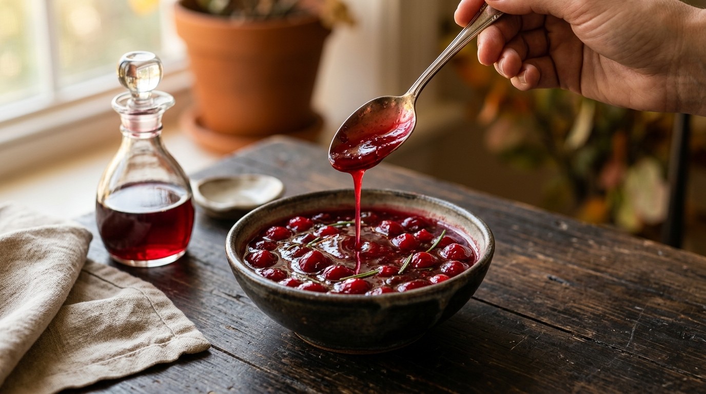 Cranberry-rozemarijnsaus