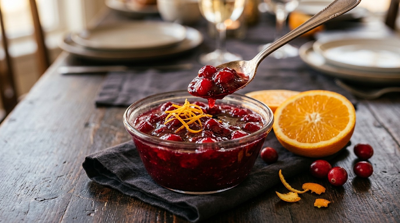 Cranberry-sinaasappelsaus