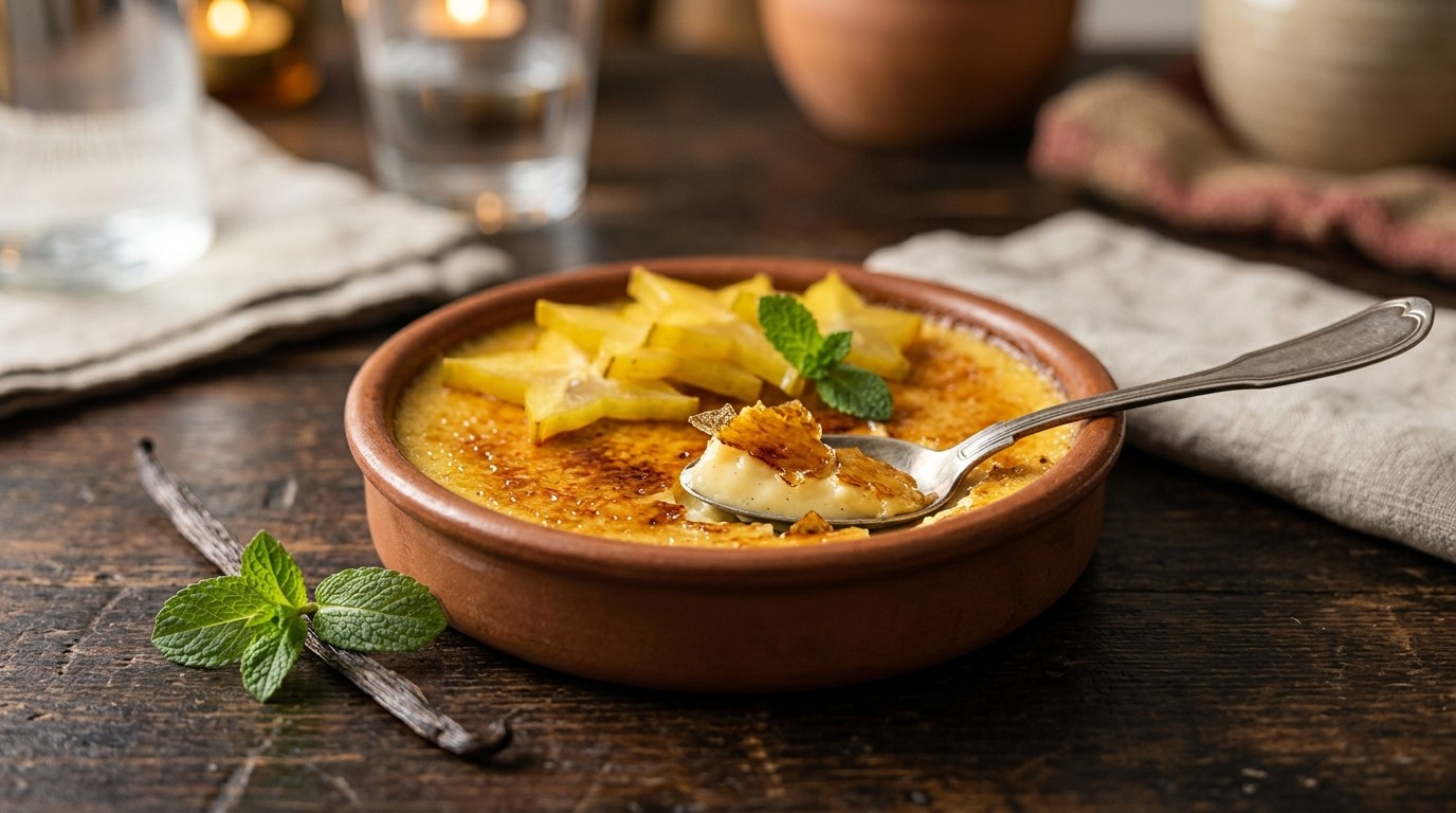 Crème Brûlée met Carambola