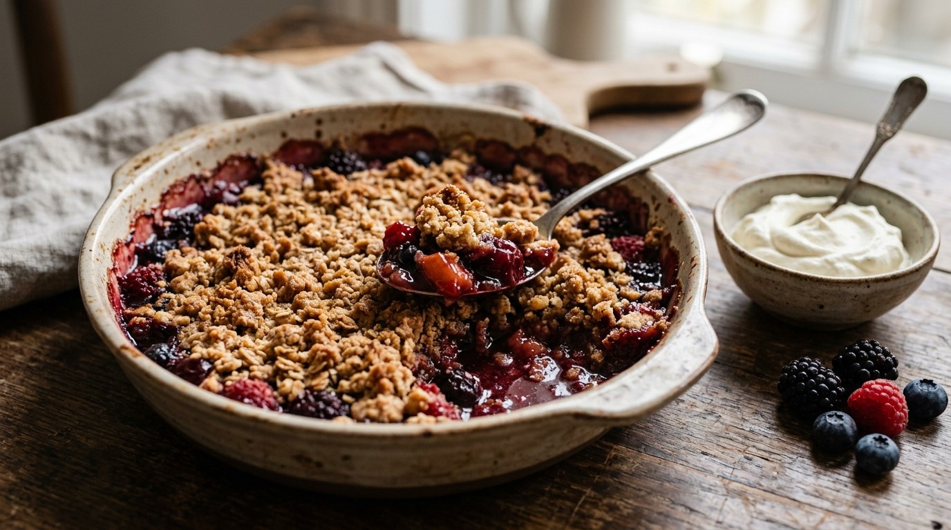 Crispy Fruit Crumble
