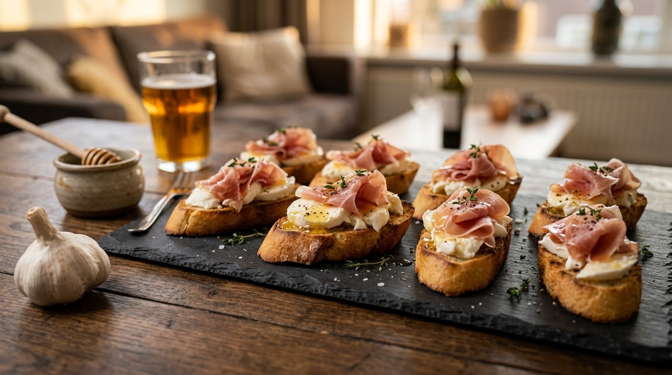 Crostini mozzarella