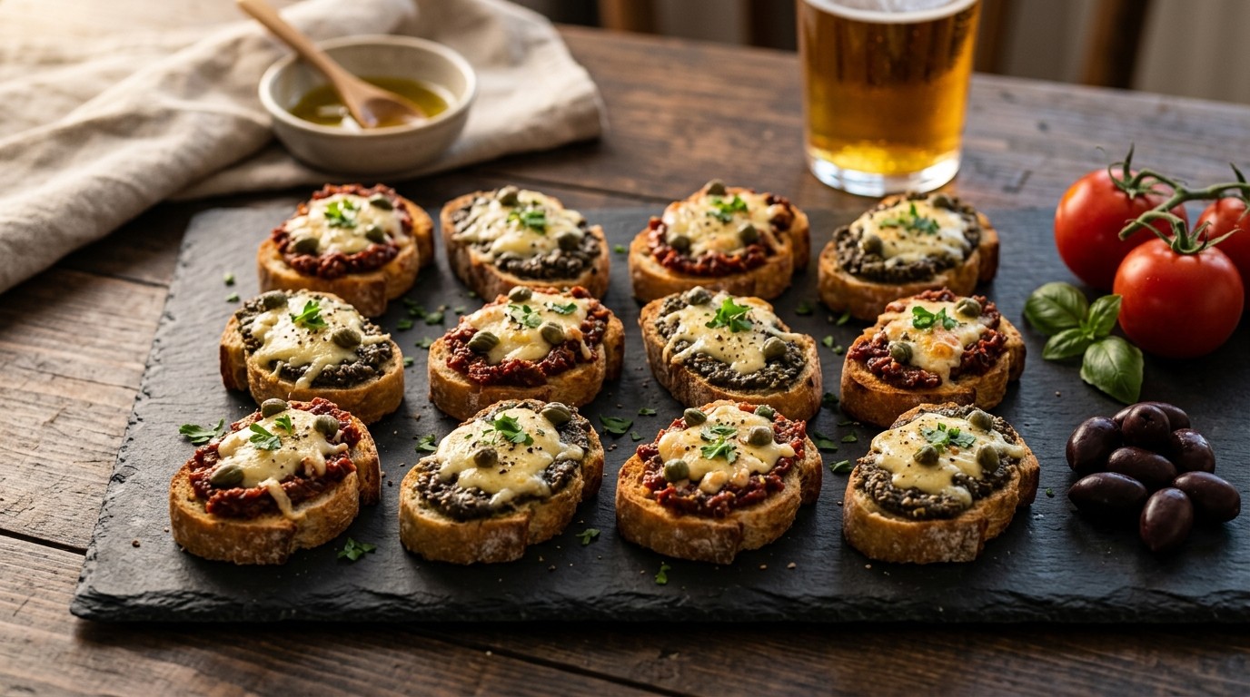 Crostini pesto
