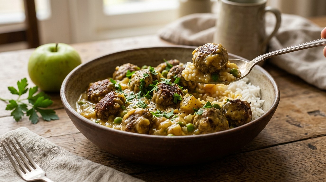 Curry van rundergehakt