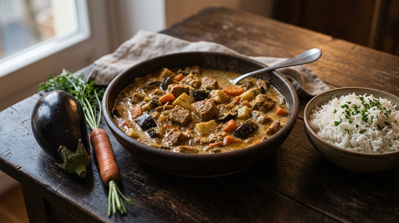 Curryfantasie met Rijst