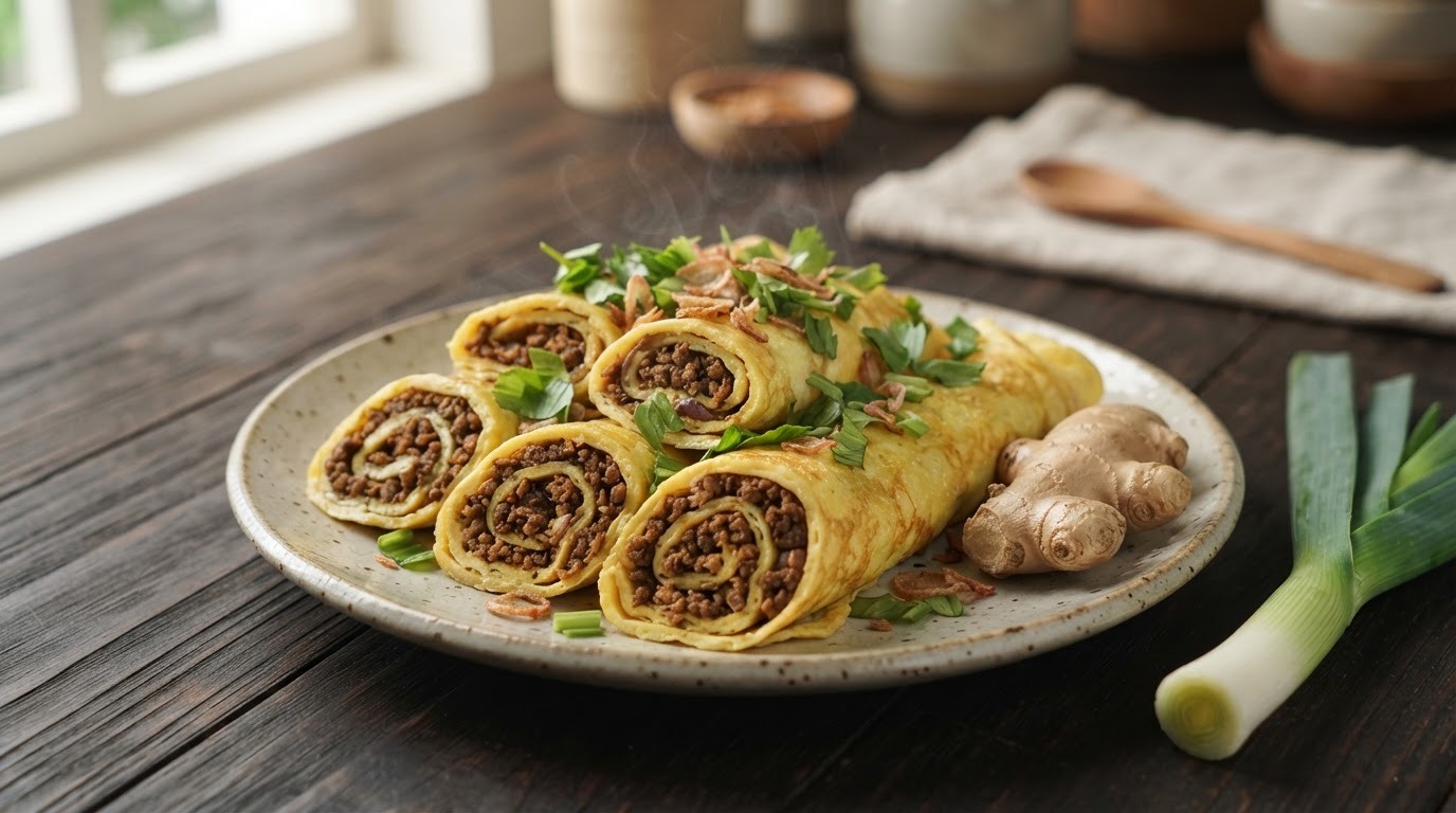 Dadar Isi Bandung (ei-gehakt gerecht)