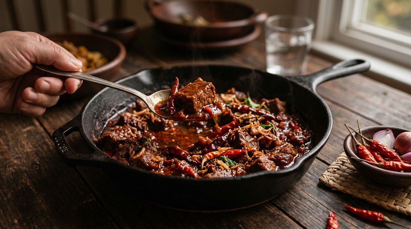 Daging Satan (pittig Gekruide Stoofschotel)