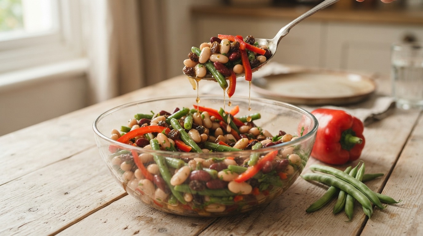 Drie bonensalade