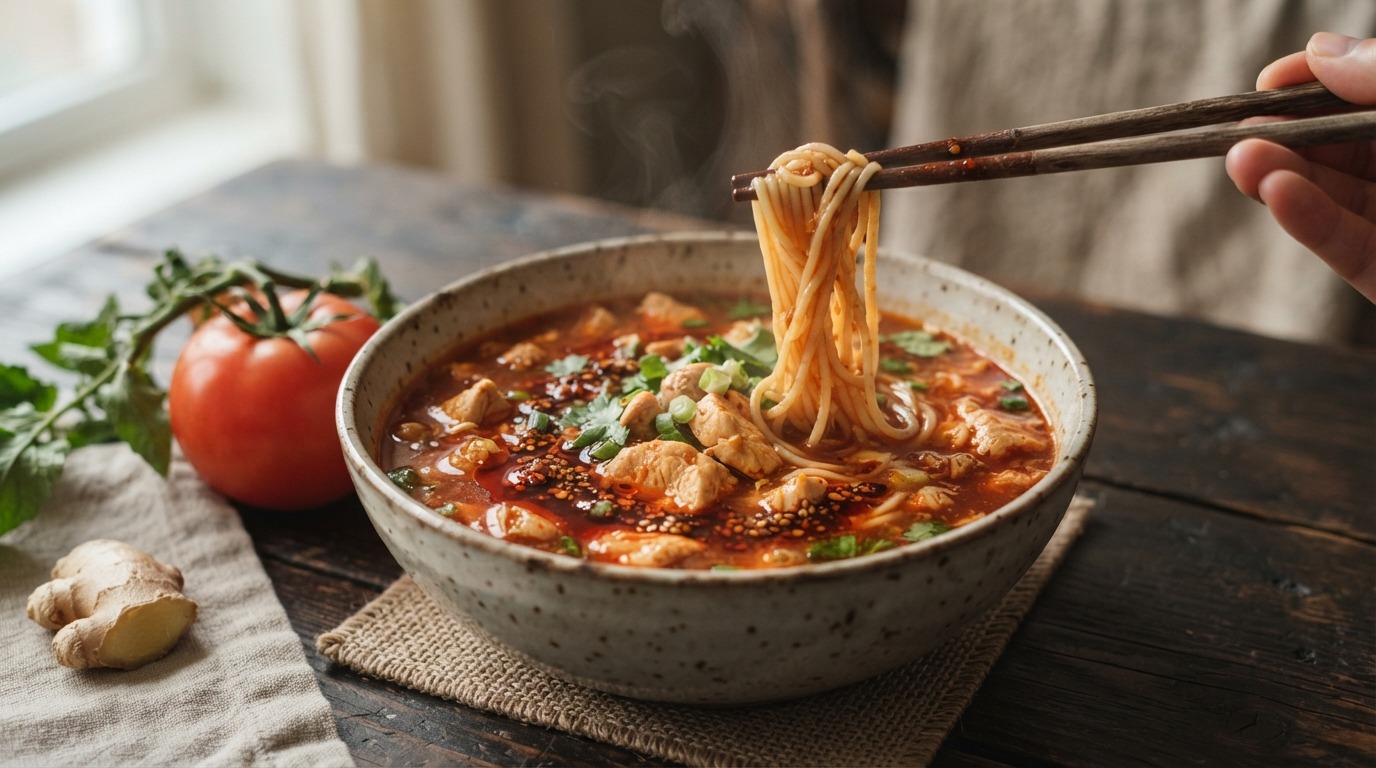 Echte chinese tomatensoep