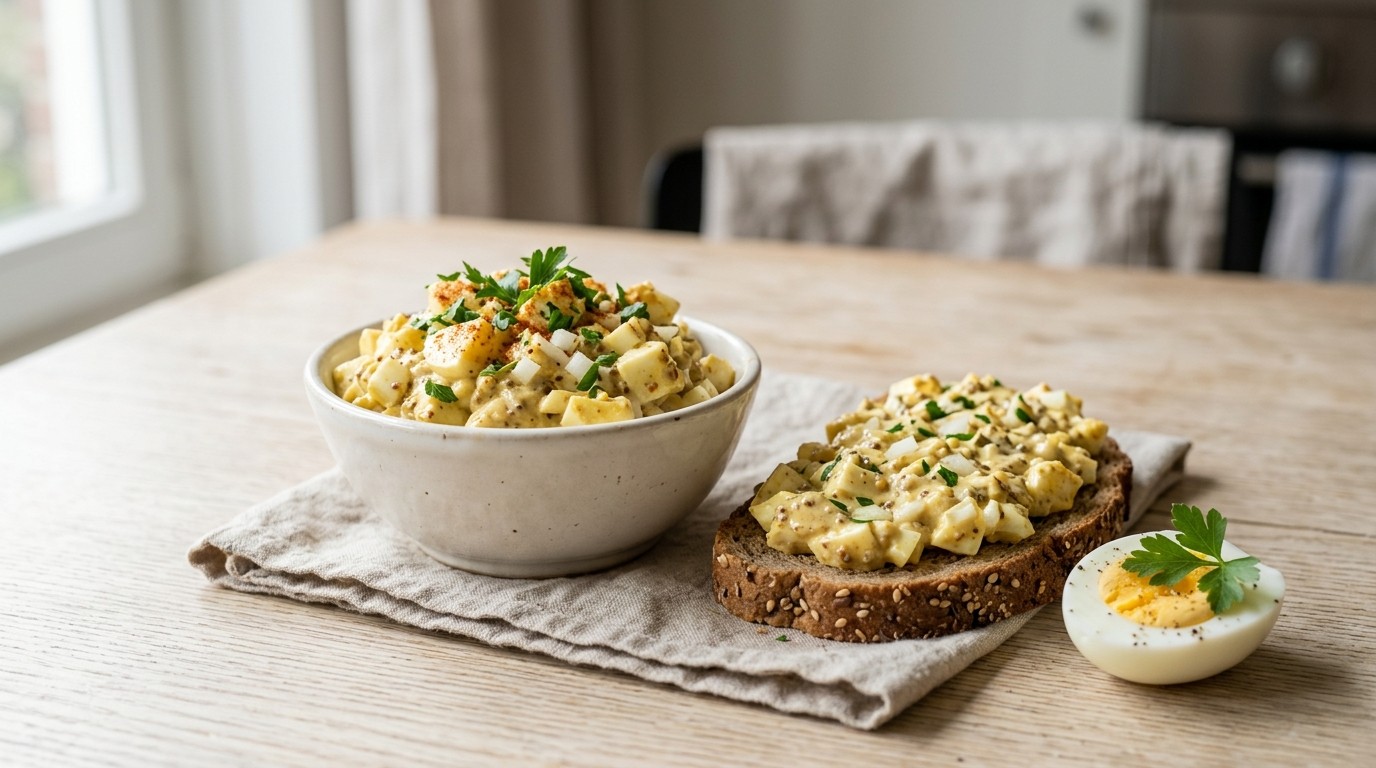 Eiersalade met de Quick Chef