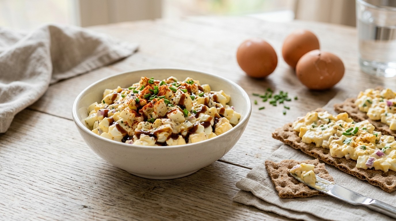 Eiersalade met Ketjap