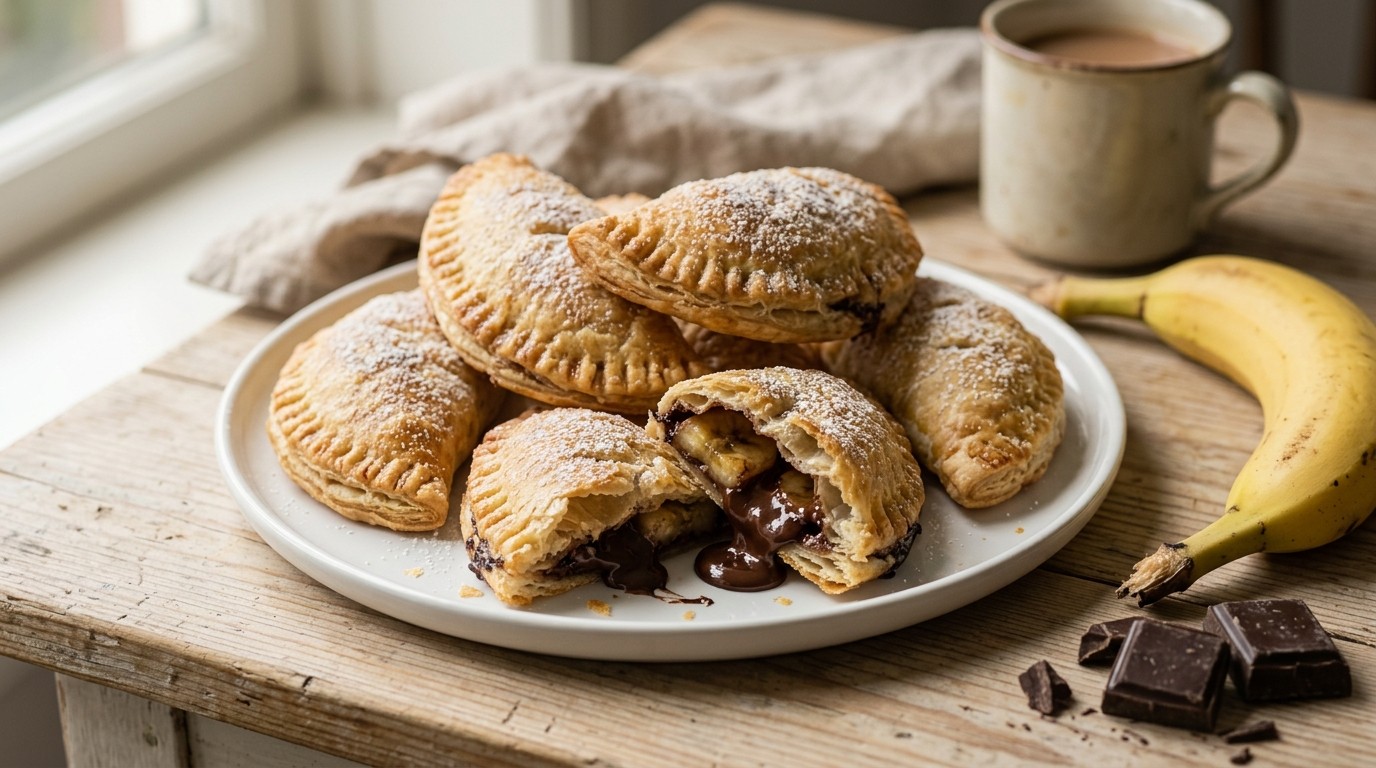 Empanada's met Banaan en Chocolade