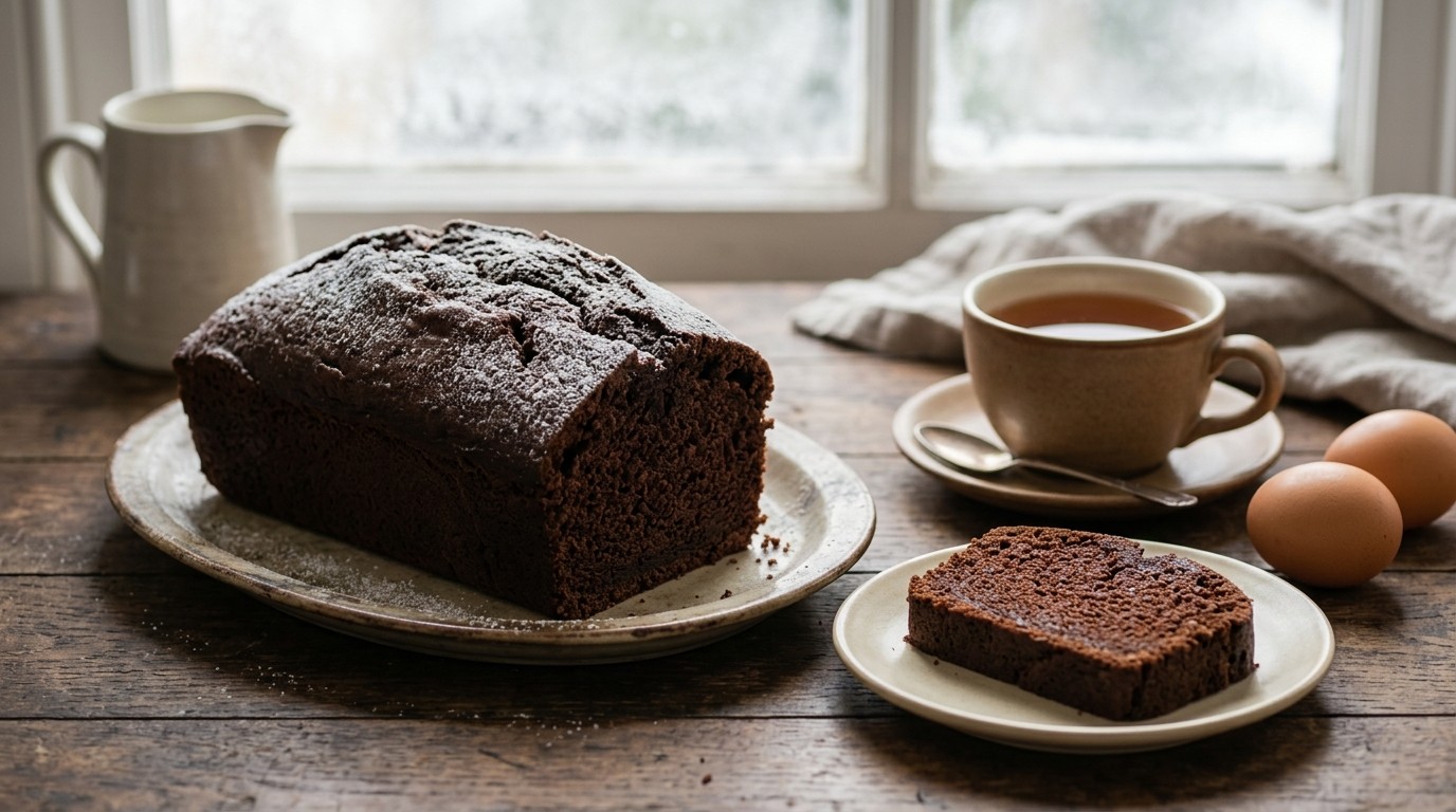 Engelse chocolade cake