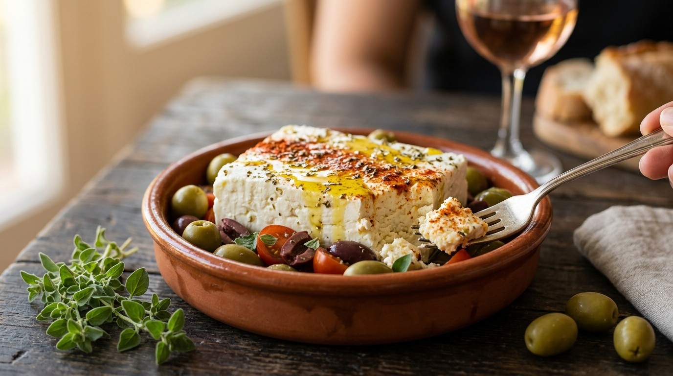 Feta met paprika