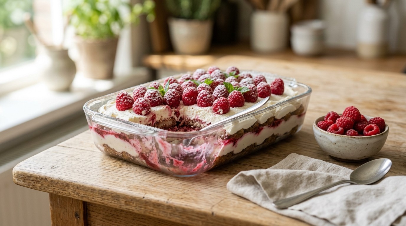 Frambozentiramisu