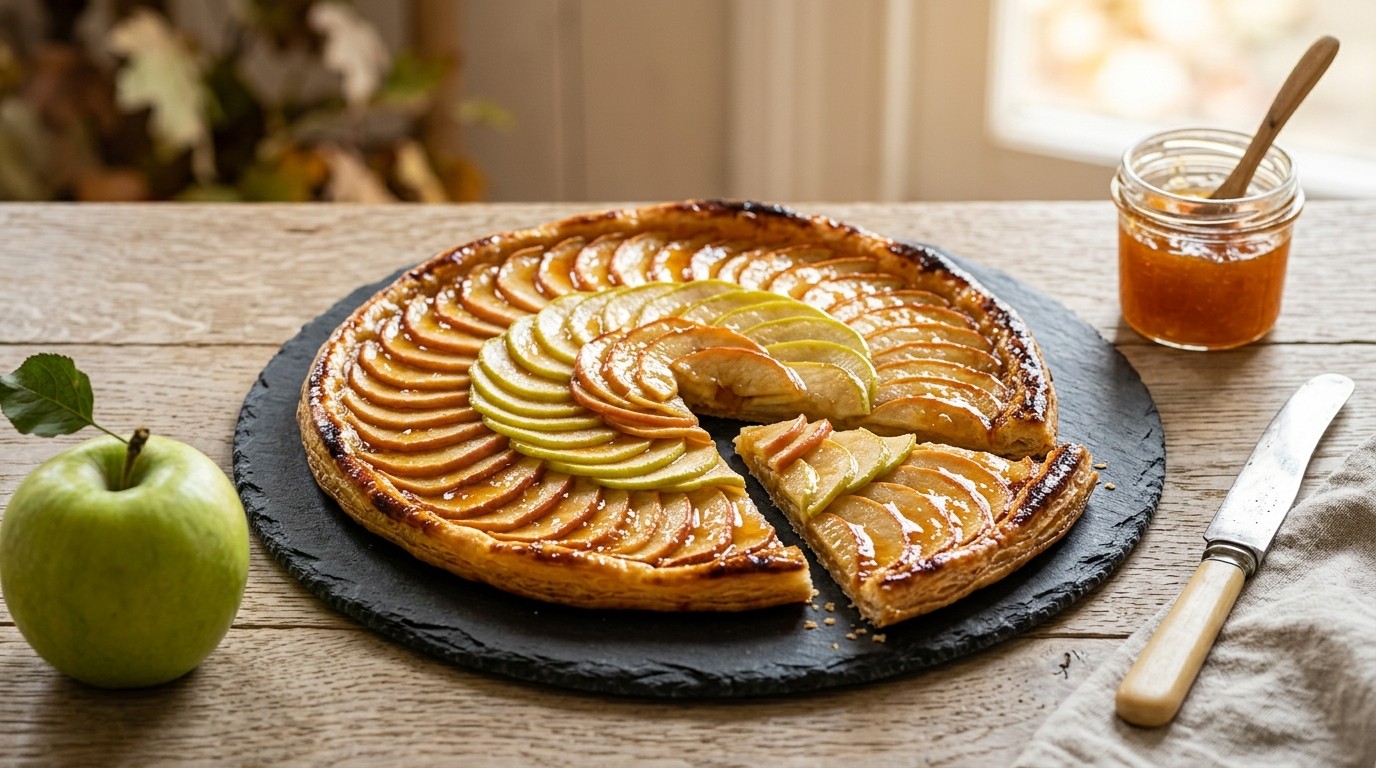 Franse appeltaart