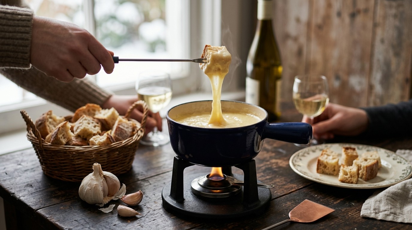 Franse kaasfondue