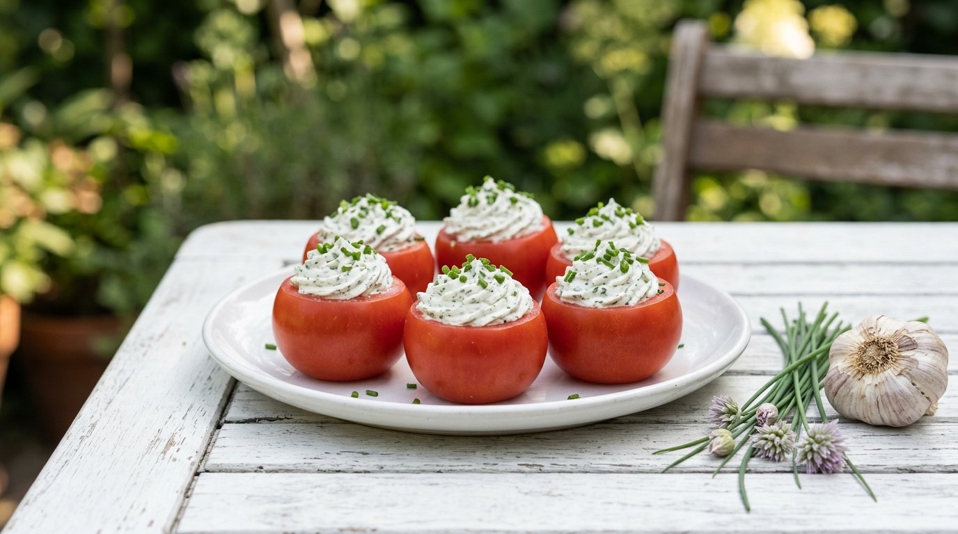 Fris gevulde tomaten