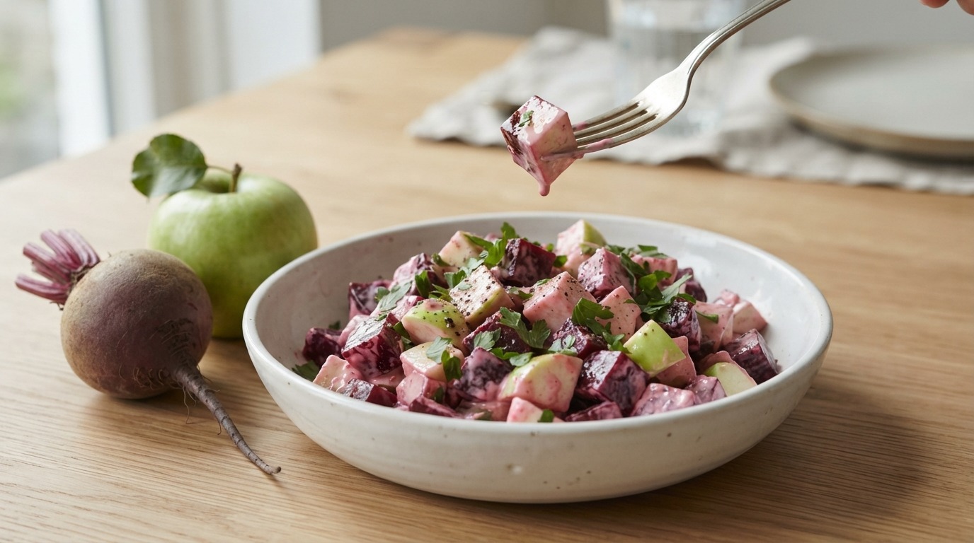 Frisse bietensalade