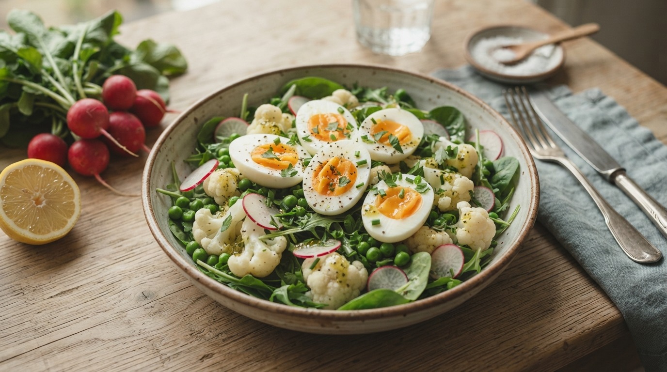 Frisse eiersalade