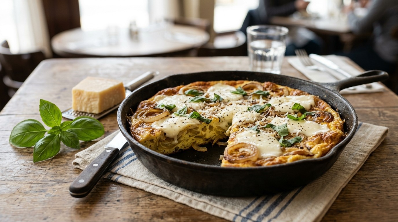 Frittata alla mozzarella
