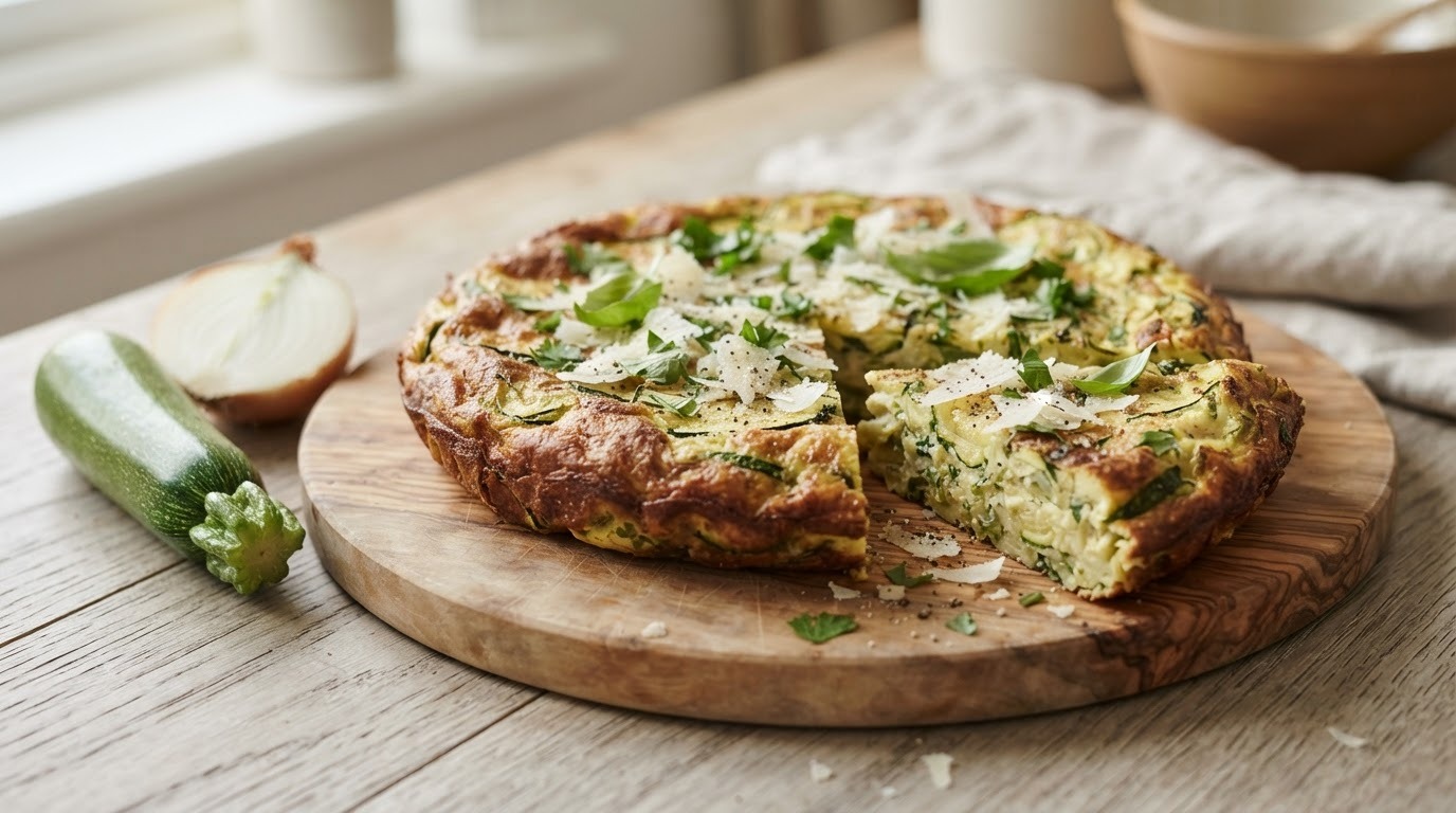 Frittata met courgettes