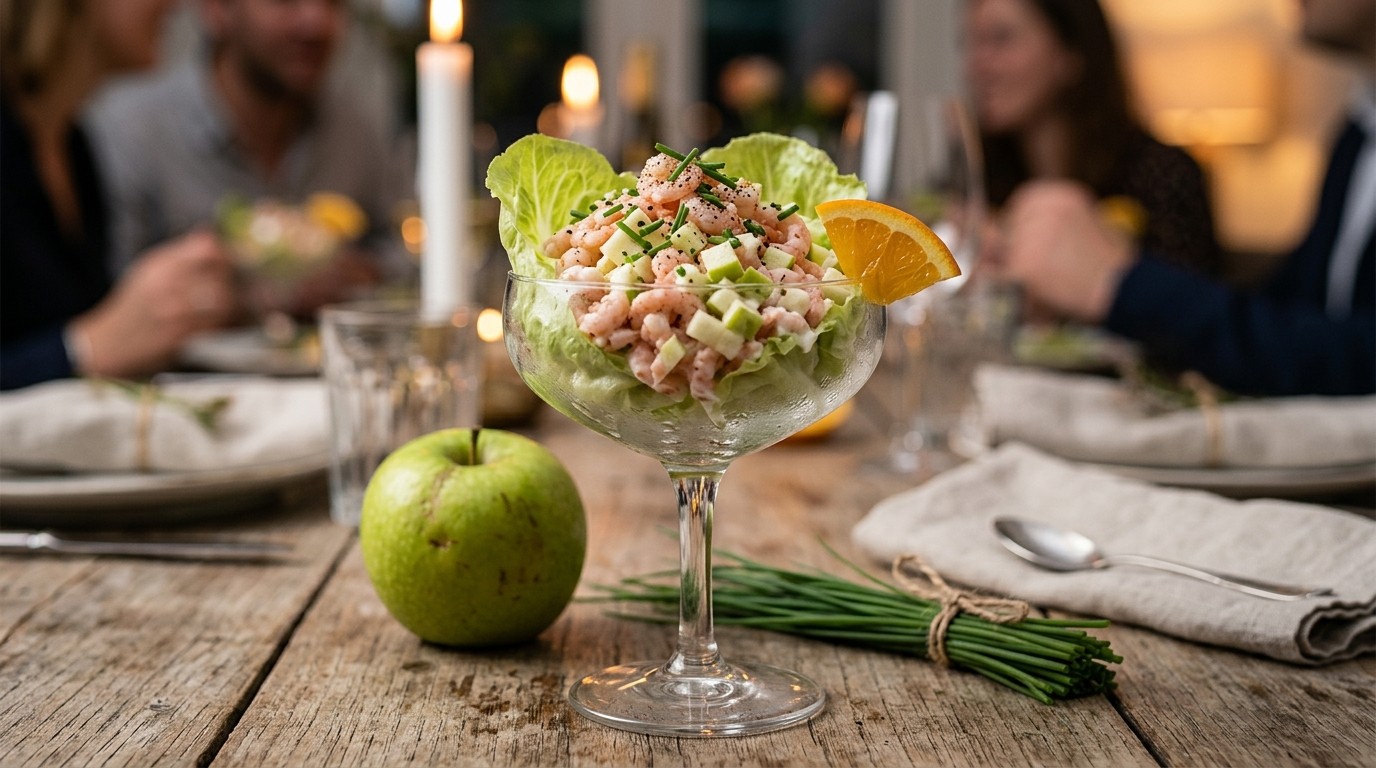 Garnalen Appelcocktail
