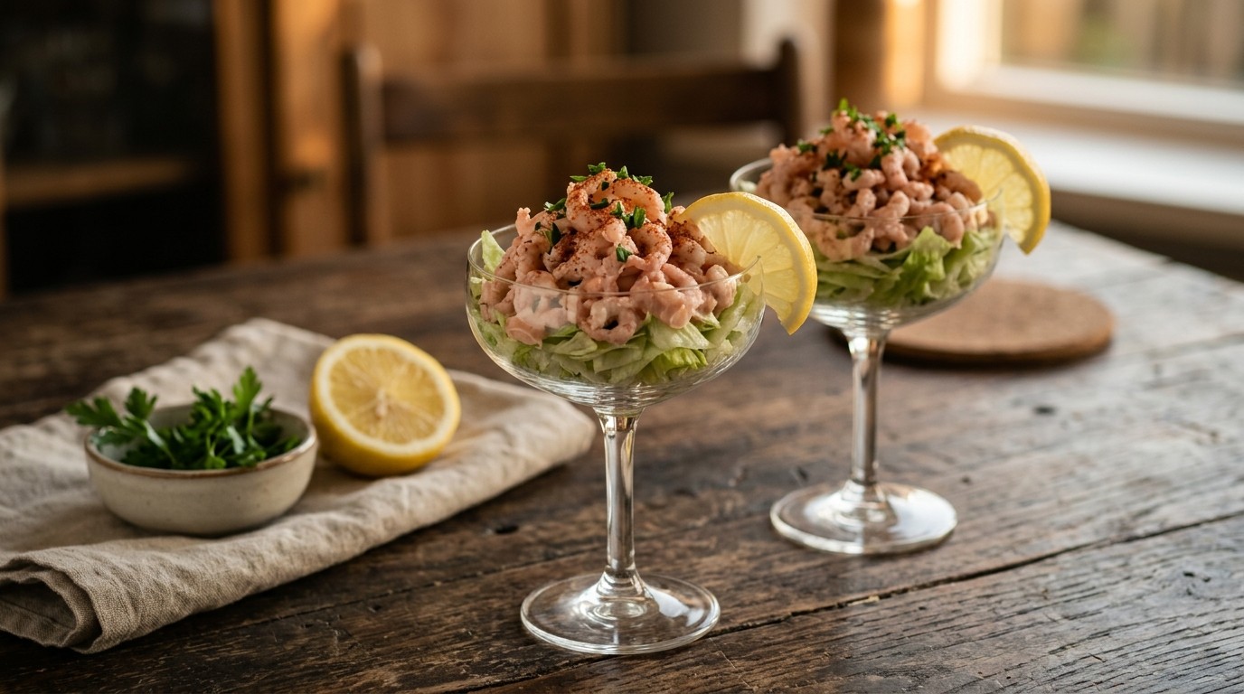 Garnalencocktail met Ijsbergsla