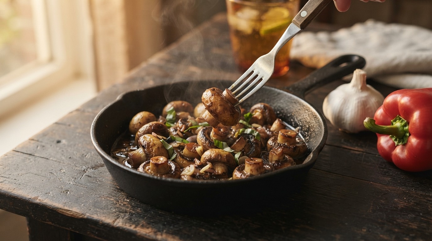 Gebakken champignons