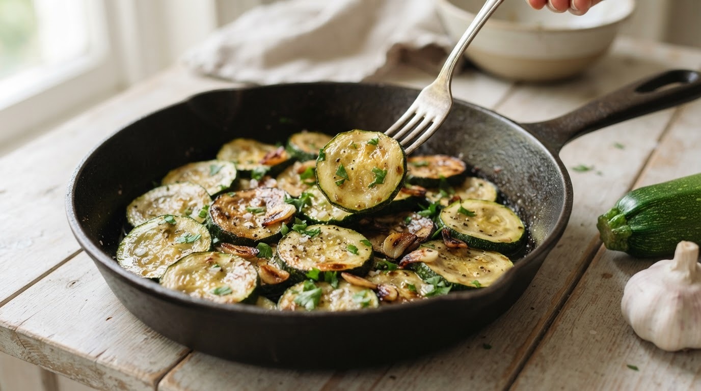Gebakken courgette