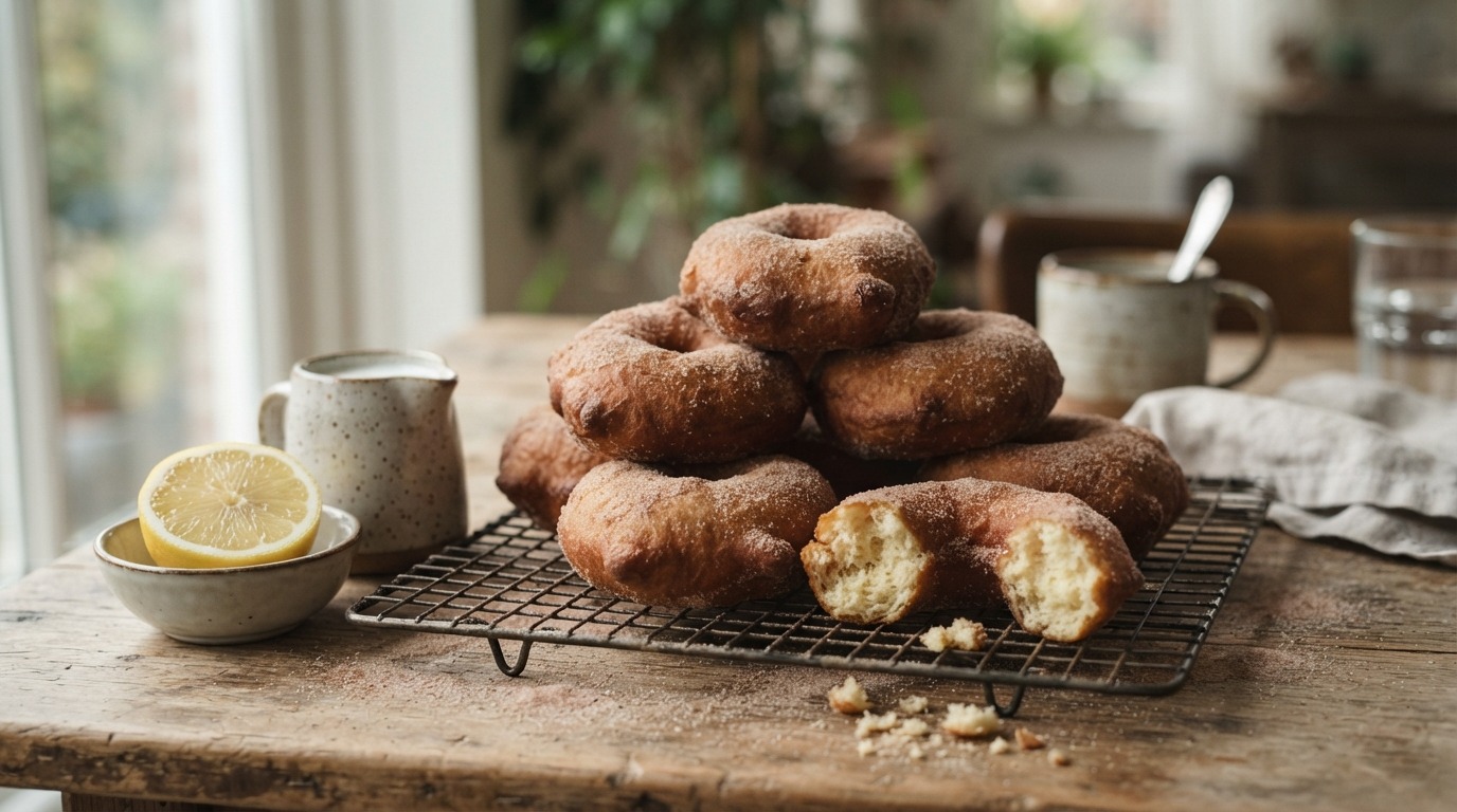 Gebakken donuts