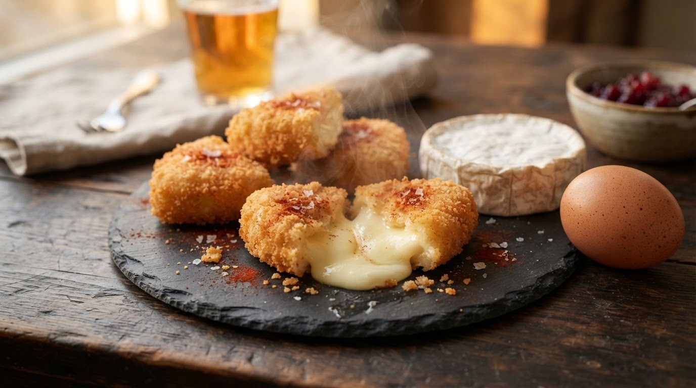 Gefrituurde camembert