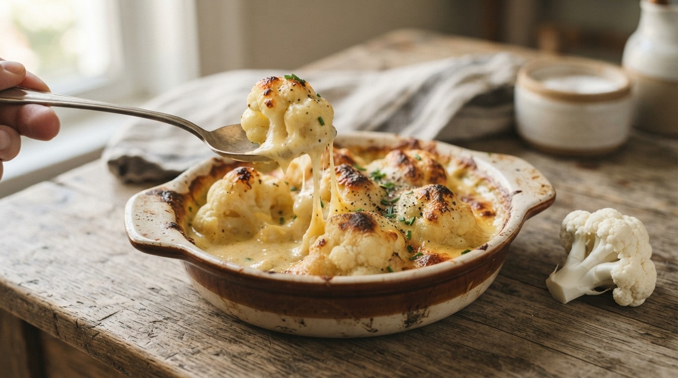 Gegratineerde bloemkool