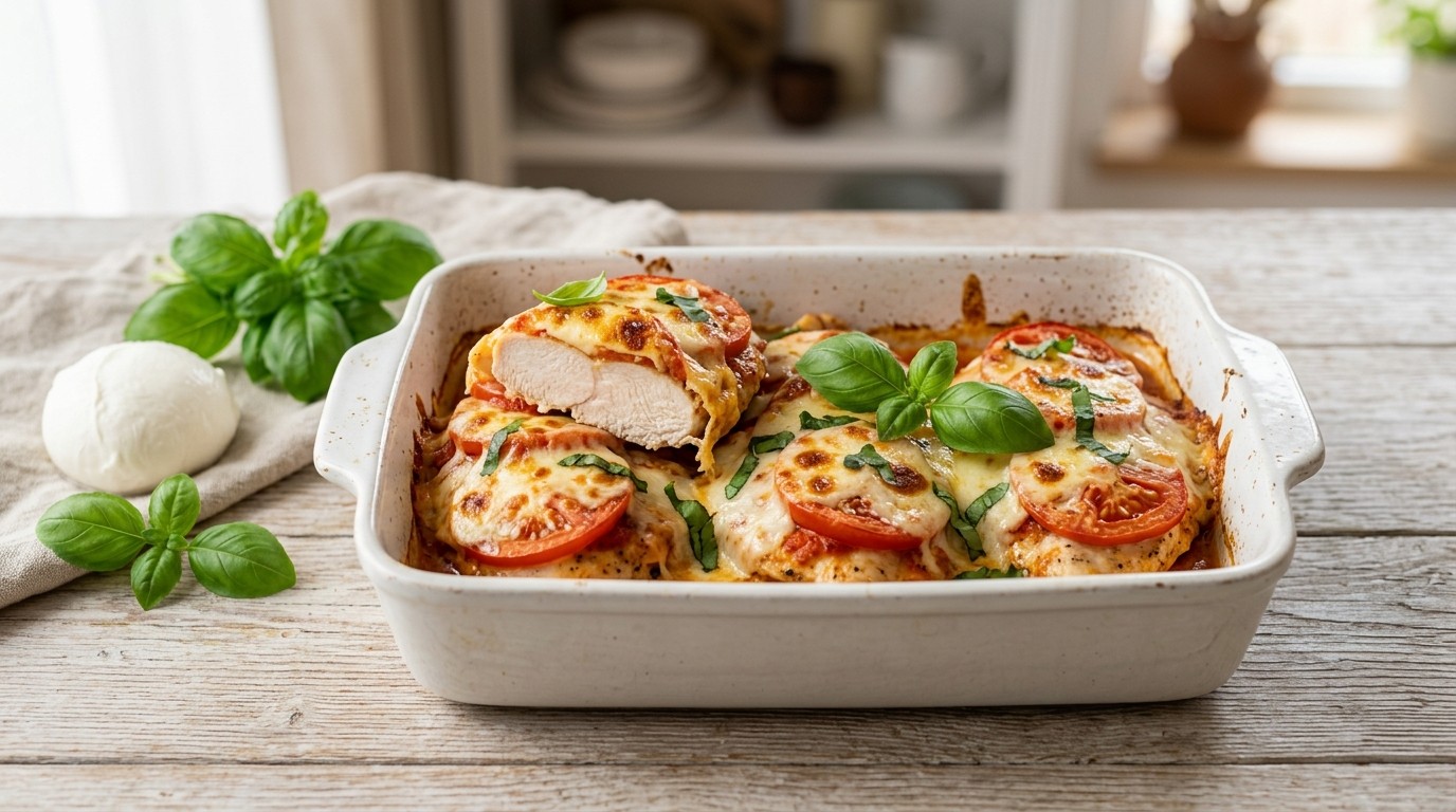 Gegratineerde kipfilet