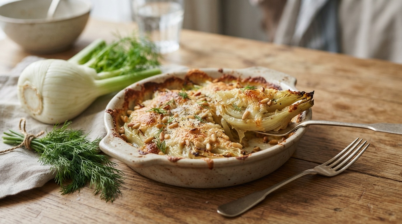 Gegratineerde venkel