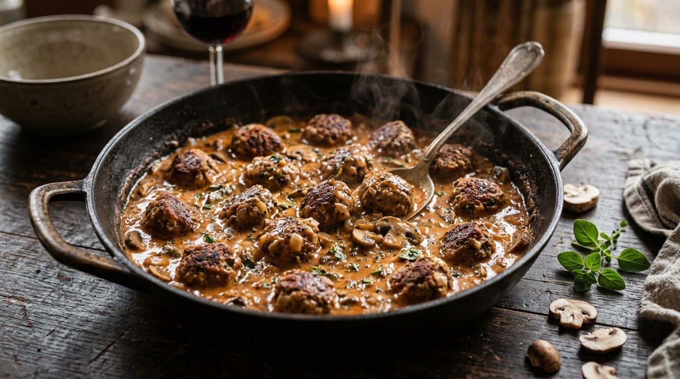 Gehaktballetjes in Tomatensaus