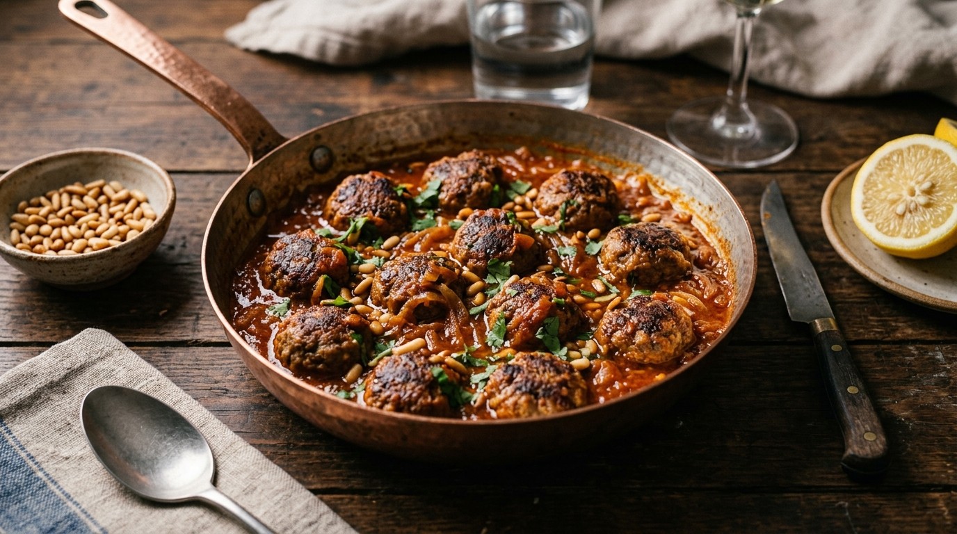 Gehaktballetjes van de Pasja met Tomatensaus