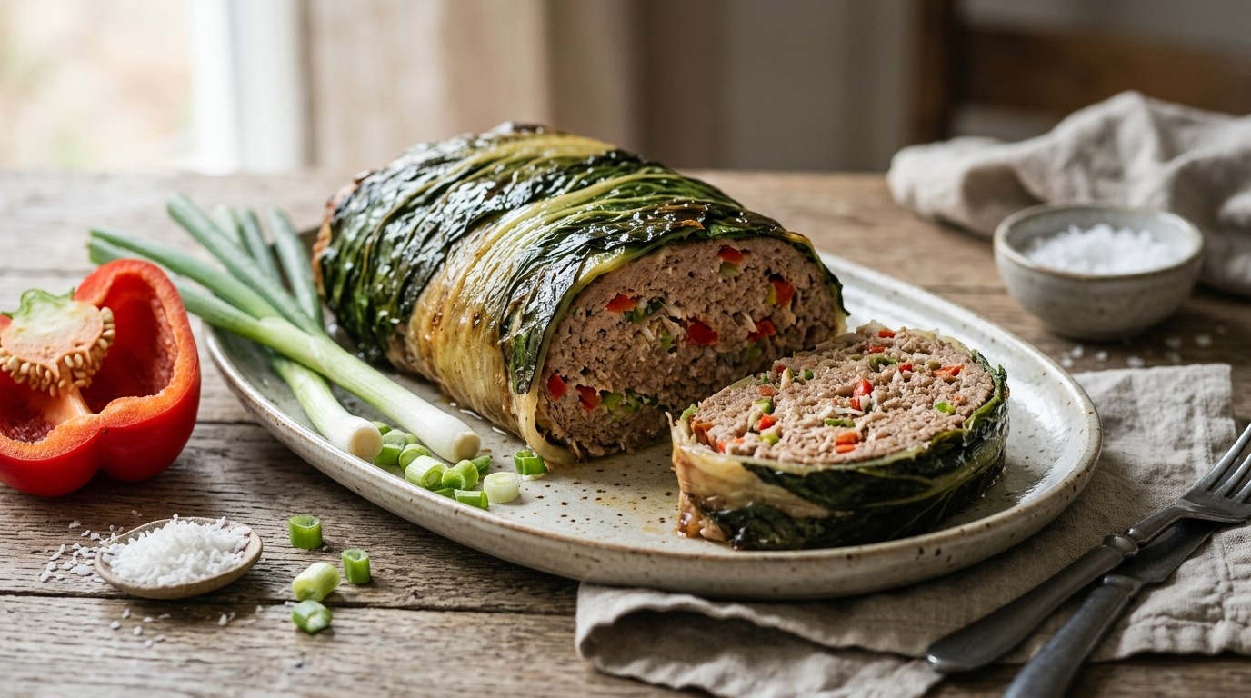 Gehaktbrood in paksoi