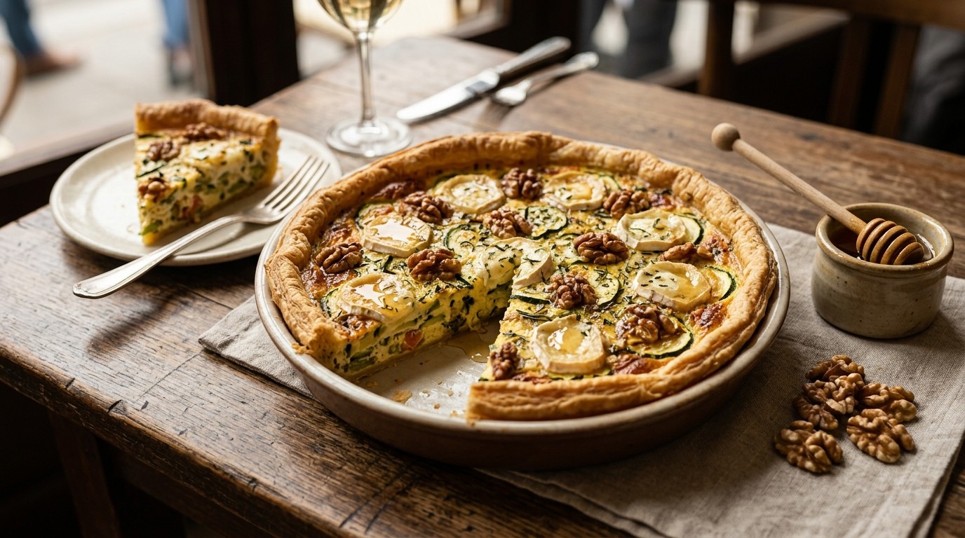 Geitenkaas Quiche