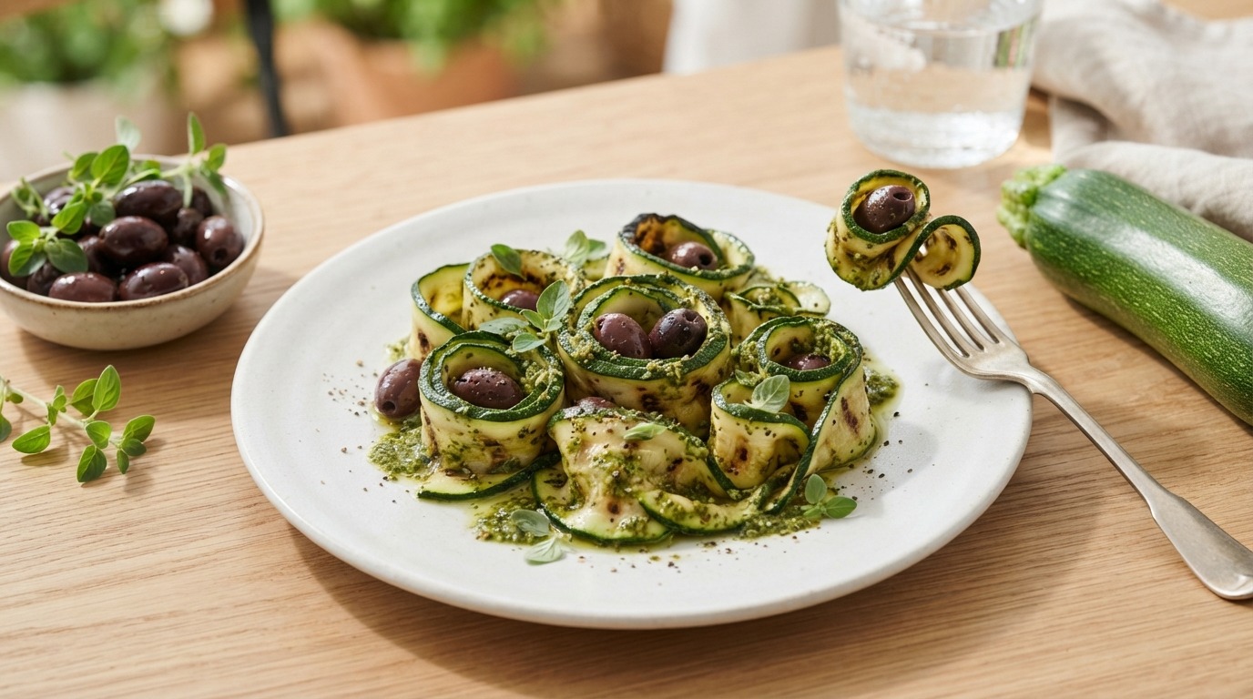 Gemarineerde courgette