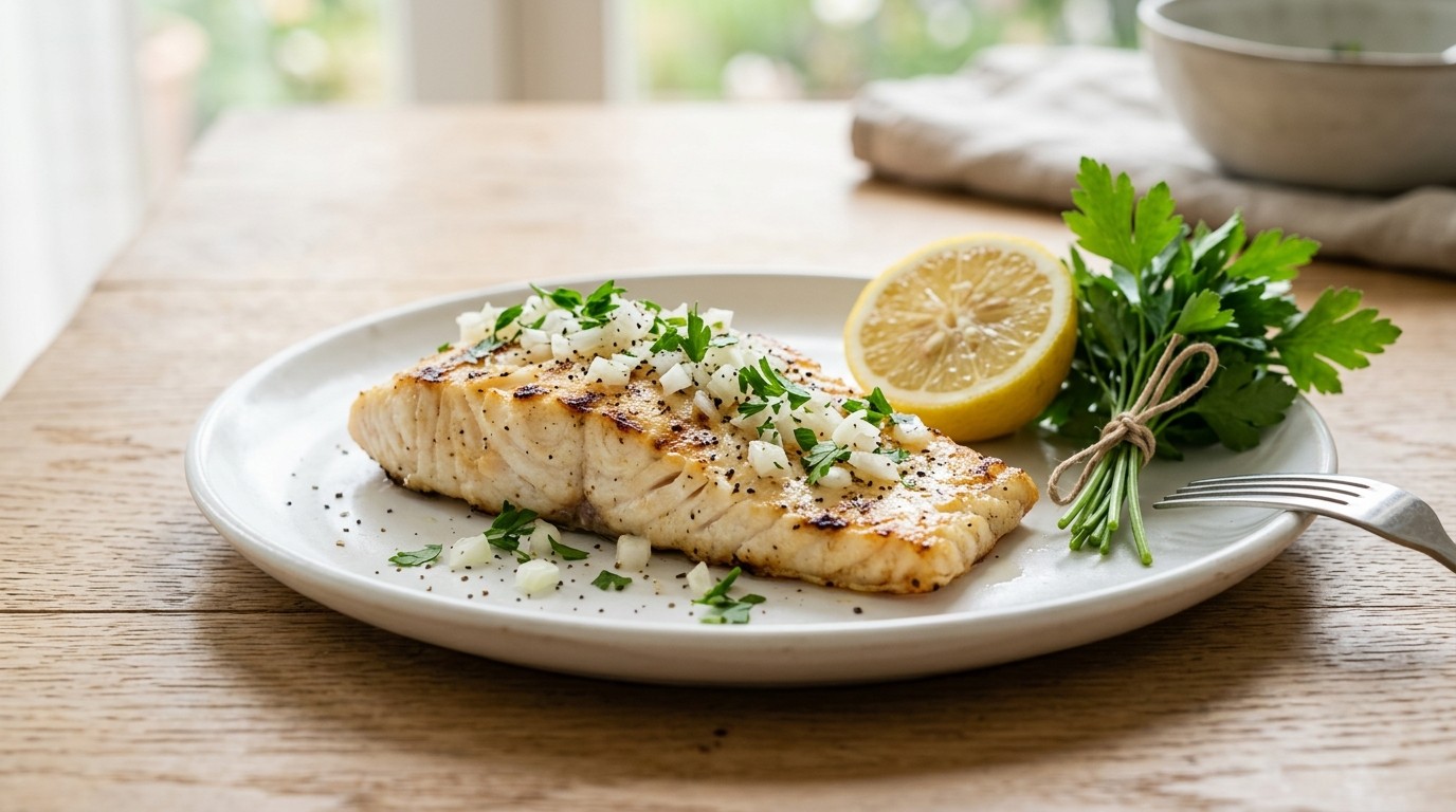 Gemarineerde kabeljauwfilet