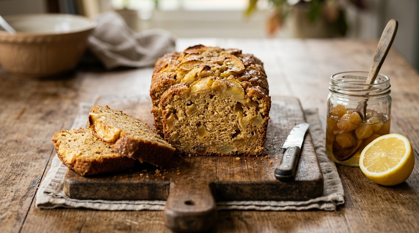 Gembercake met Appel