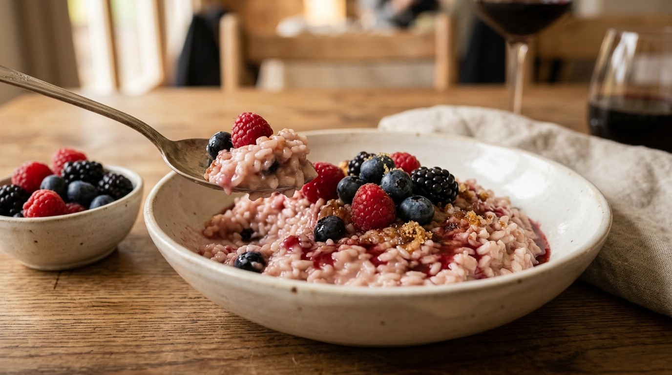 Gemengde vruchtenrisotto