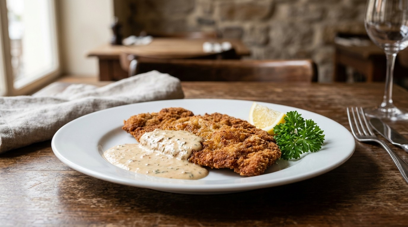 Gepaneerde kalfsschnitzel